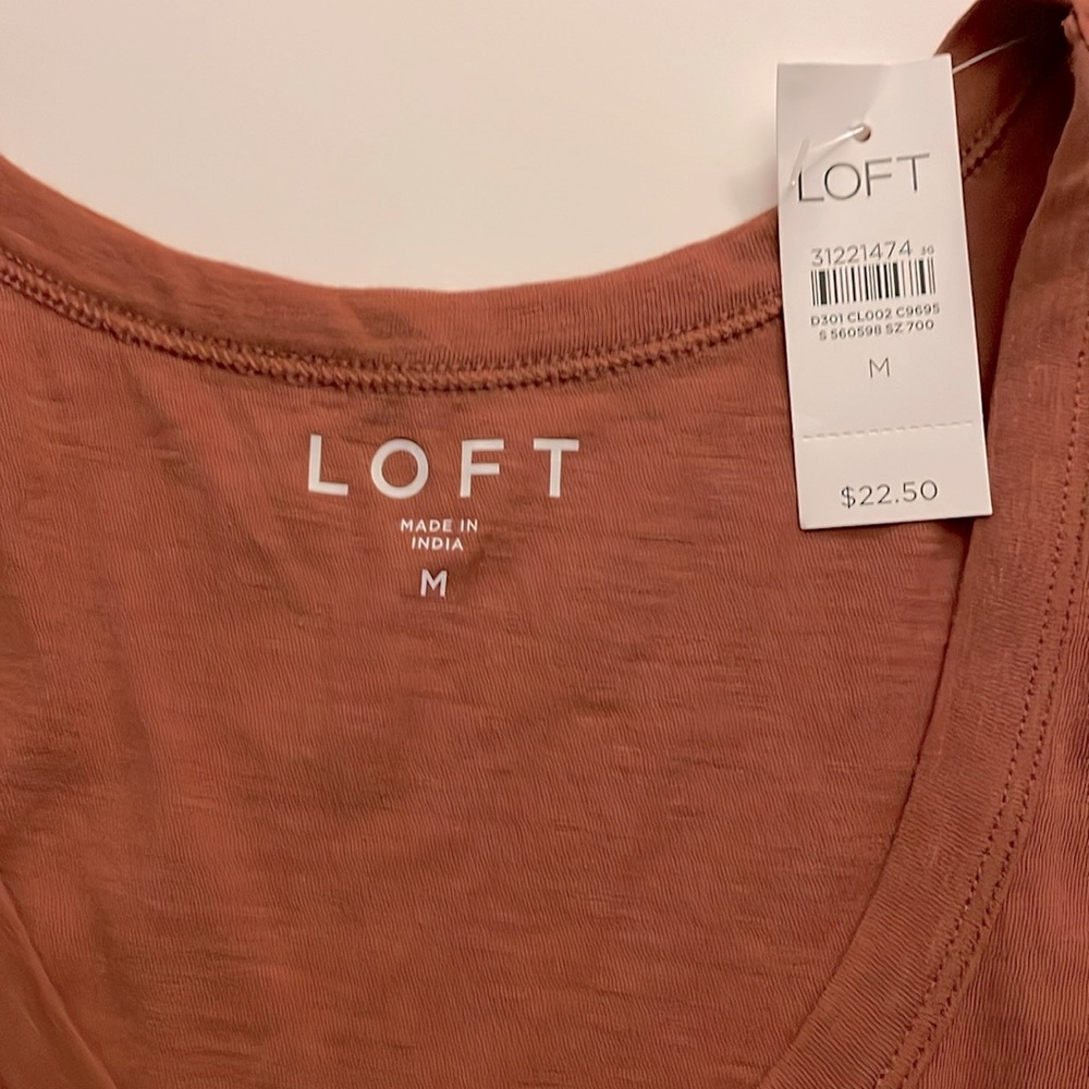 Loft women size Medium brown tank - Picture 2 of 4